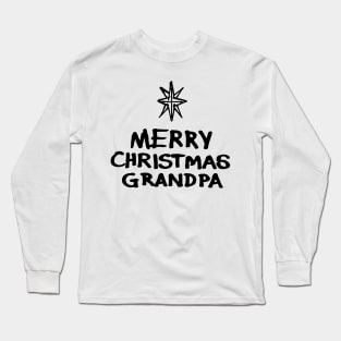 Merry Christmas Grandpa Long Sleeve T-Shirt